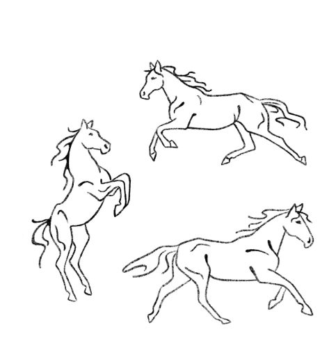 Chevaux ArtNouveau